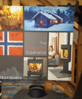 Nordpeis stoves at CBL showroom in Cornwall